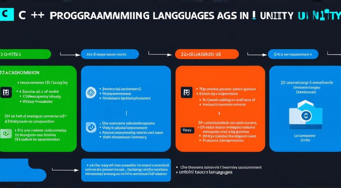 Which programming language does Unity primarily use: C++ or C#?